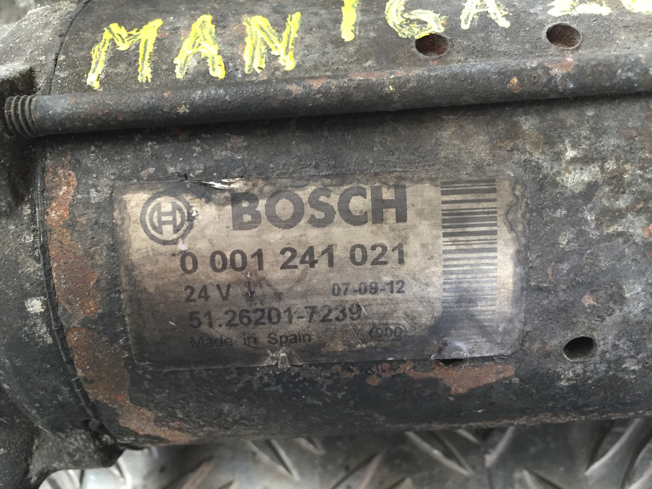 Gebrauchter Anlasser MAN TGA 26 480, Motor Typ D 2876 LF 12, Artikel Nr. : 51.26201 - 7239 - Starter för Lastbil: bild 5 Gebrauchter Anlasser MAN TGA 26 480, Motor Typ D 2876 LF 12, Artikel Nr. : 51.26201 - 7239 - Starter för Lastbil: bild 5