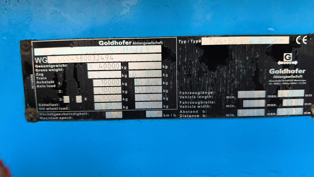 GOLDHOFER, 2010 god. - Låg lastare trailer: bild 2 GOLDHOFER, 2010 god. - Låg lastare trailer: bild 2