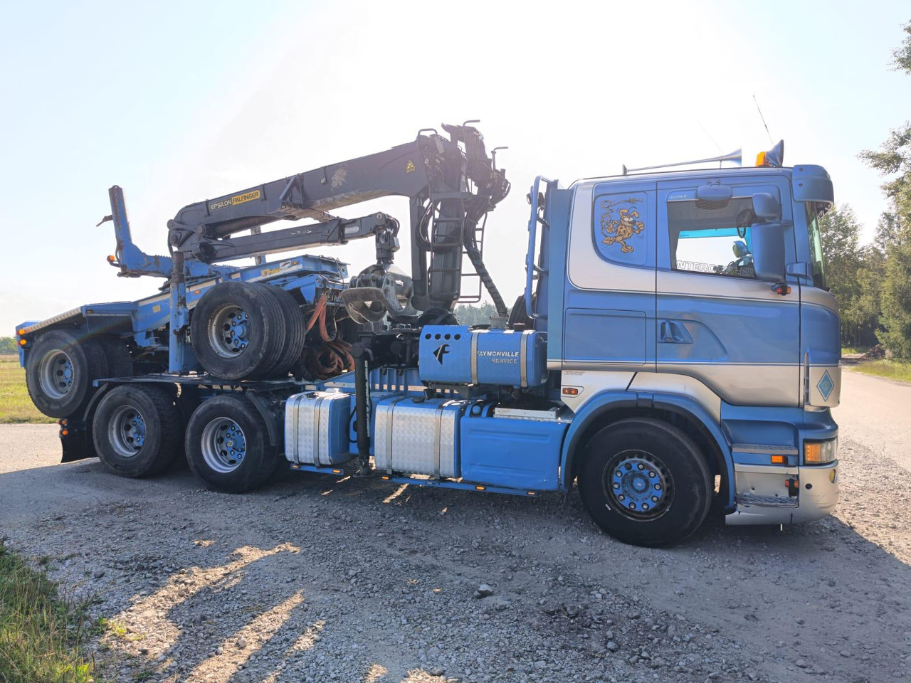 SCANIA R620 V8 - Timmerbil, Kranbil: bild 5 SCANIA R620 V8 - Timmerbil, Kranbil: bild 5