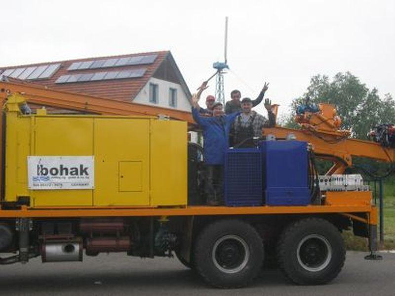 Bohak drill rig KL 400 Drilling rig 400 meter, Foreuse - Borrmaskin: bild 1 Bohak drill rig KL 400 Drilling rig 400 meter, Foreuse - Borrmaskin: bild 1