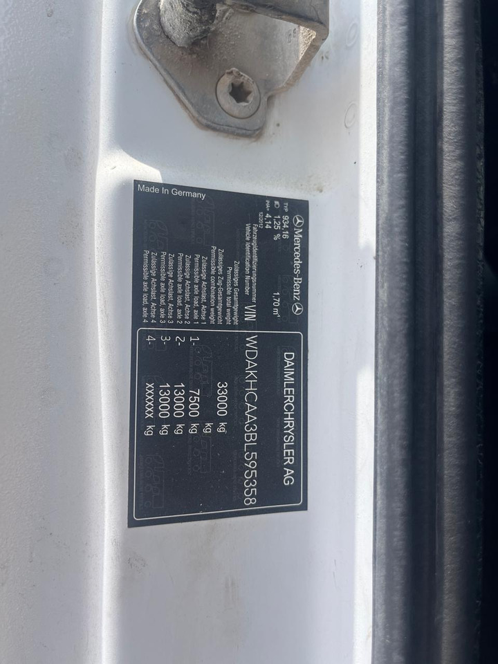 MERCEDES-BENZ Actros 3340 - Chassi lastbil: bild 3 MERCEDES-BENZ Actros 3340 - Chassi lastbil: bild 3