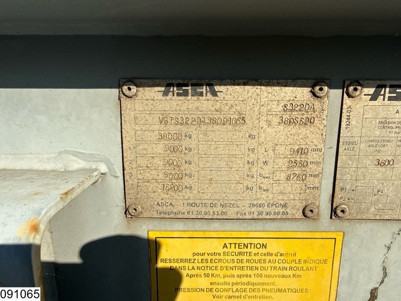 ASCA Chassis 10 / 20 / 30 ft, ADR - Containerbil/ Växelflak semitrailer: bild 4 ASCA Chassis 10 / 20 / 30 ft, ADR - Containerbil/ Växelflak semitrailer: bild 4