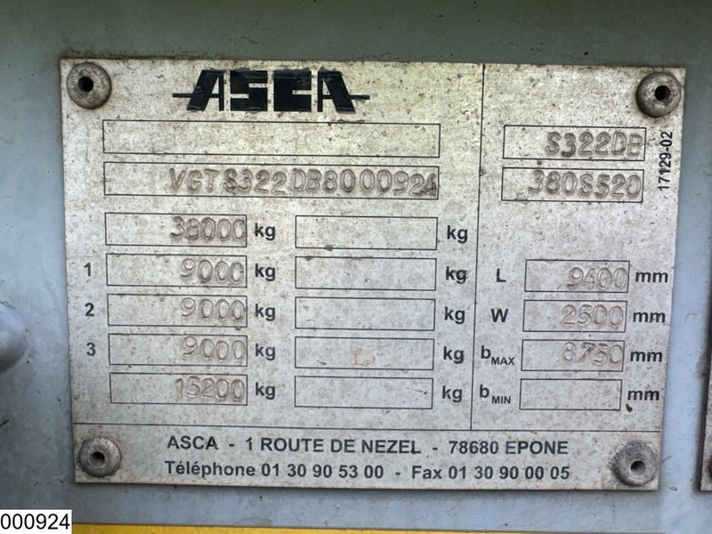 ASCA Chassis 10 / 20 / 30 ft, ADR - Containerbil/ Växelflak semitrailer: bild 4 ASCA Chassis 10 / 20 / 30 ft, ADR - Containerbil/ Växelflak semitrailer: bild 4