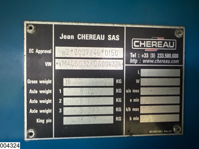 Chereau Koel vries Carrier Vector 1550 - Kyl/ Frys semitrailer: bild 4 Chereau Koel vries Carrier Vector 1550 - Kyl/ Frys semitrailer: bild 4