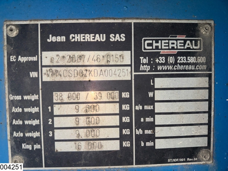 Chereau Koel vries Carrier Vector 1950 Mt - Kyl/ Frys semitrailer: bild 4 Chereau Koel vries Carrier Vector 1950 Mt - Kyl/ Frys semitrailer: bild 4