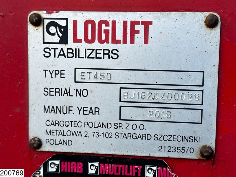 DAF XF 530 6x4, Wood transport, Retarder, Loglift ET450 - Timmerbil, Kranbil: bild 3 DAF XF 530 6x4, Wood transport, Retarder, Loglift ET450 - Timmerbil, Kranbil: bild 3