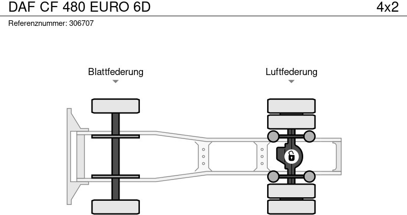 Dragbil DAF CF 480 EURO 6D: bild 13