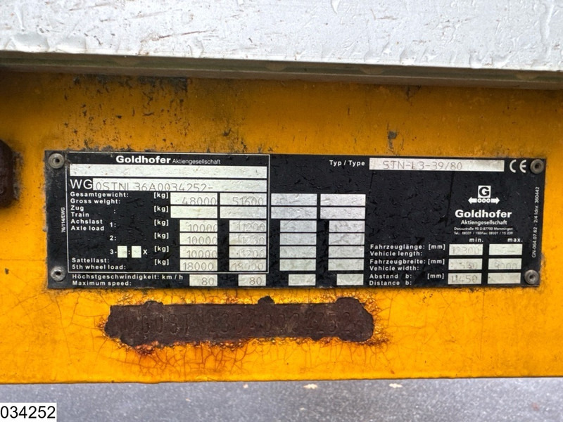 Goldhofer Lowbed 48,000 kg, Steering axle - Låg lastare semitrailer: bild 5 Goldhofer Lowbed 48,000 kg, Steering axle - Låg lastare semitrailer: bild 5
