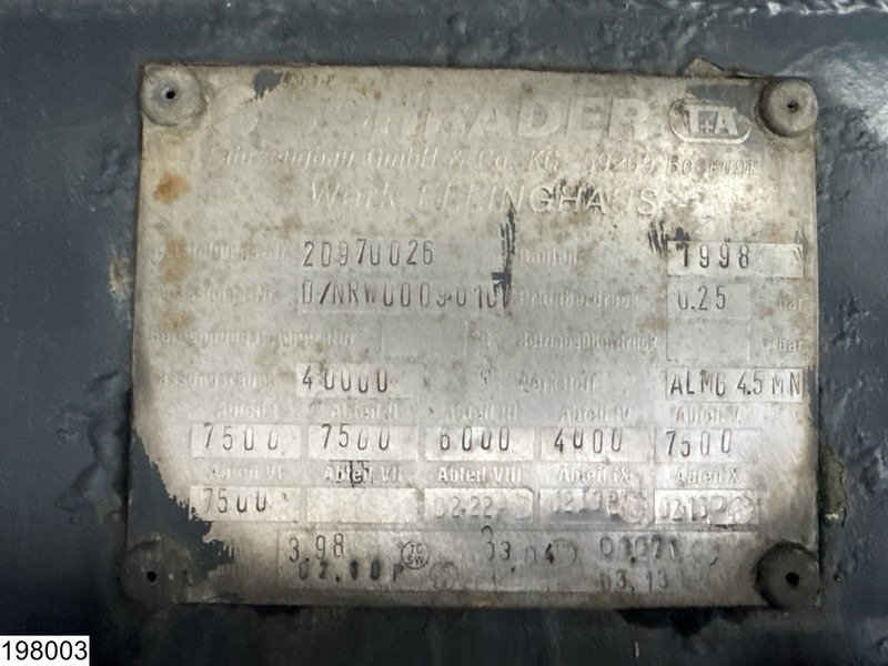 Hage und Knapp 40.000 Liter, 6 Comp, ADR - Tanktrailer: bild 4 Hage und Knapp 40.000 Liter, 6 Comp, ADR - Tanktrailer: bild 4