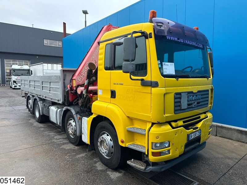 MAN TGA 35 400 8x2, Handgeschakeld, Fassi, Remote - Flakbil, Kranbil: bild 3 MAN TGA 35 400 8x2, Handgeschakeld, Fassi, Remote - Flakbil, Kranbil: bild 3