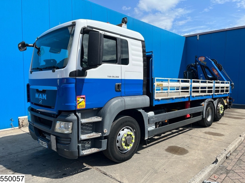 MAN TGS 26 360 6x4, EURO 5, PM, Remote, Hydrodrive - Flakbil, Kranbil: bild 2 MAN TGS 26 360 6x4, EURO 5, PM, Remote, Hydrodrive - Flakbil, Kranbil: bild 2