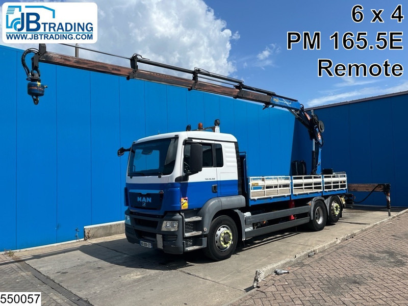 MAN TGS 26 360 6x4, EURO 5, PM, Remote, Hydrodrive - Flakbil, Kranbil: bild 1 MAN TGS 26 360 6x4, EURO 5, PM, Remote, Hydrodrive - Flakbil, Kranbil: bild 1