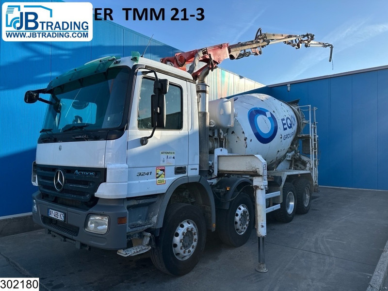 Mercedes-Benz Actros 3241 8x4, PUMI, Putzmeister, 21 MTR, Telligent 16 - Betongpump: bild 1 Mercedes-Benz Actros 3241 8x4, PUMI, Putzmeister, 21 MTR, Telligent 16 - Betongpump: bild 1
