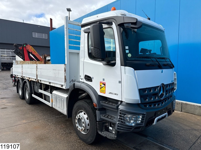 Mercedes-Benz Arocs 2636 6x4, EURO 6, Palfinger, Leaf suspension - Flakbil, Kranbil: bild 3 Mercedes-Benz Arocs 2636 6x4, EURO 6, Palfinger, Leaf suspension - Flakbil, Kranbil: bild 3