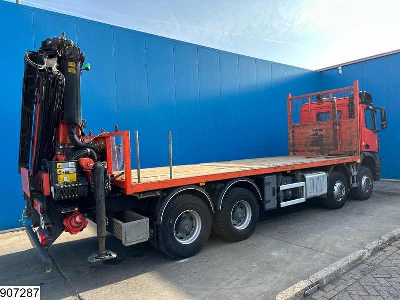 Mercedes-Benz Arocs 3240 8X4, EURO 6, Steel suspension, Palfinger - Flakbil, Kranbil: bild 2 Mercedes-Benz Arocs 3240 8X4, EURO 6, Steel suspension, Palfinger - Flakbil, Kranbil: bild 2