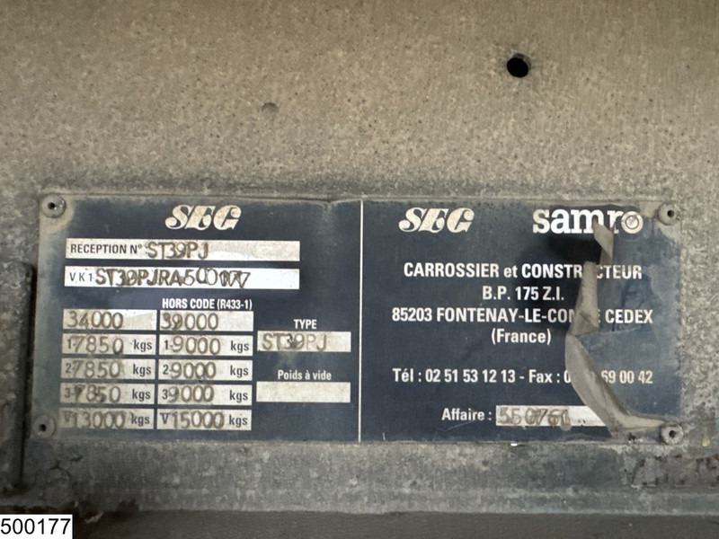 Samro gesloten bak - Skåp semitrailer: bild 4 Samro gesloten bak - Skåp semitrailer: bild 4