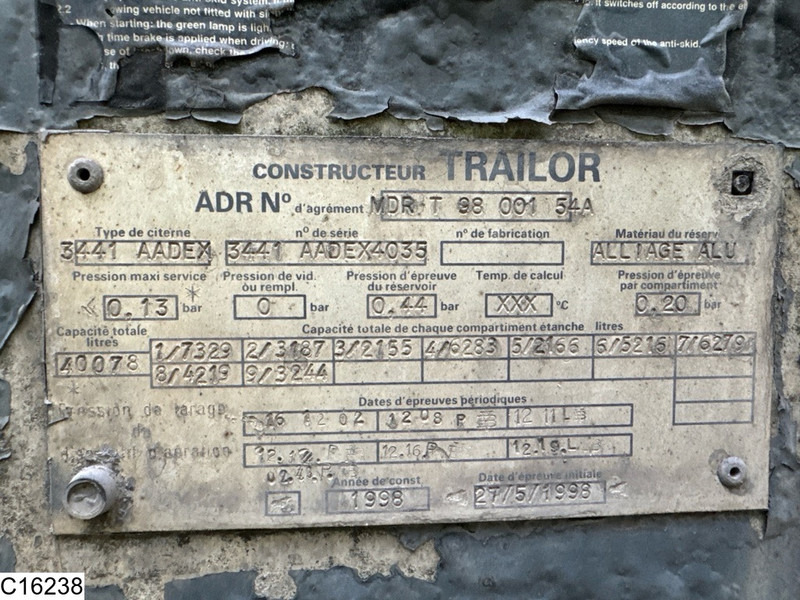 Leasa Trailor Fuel 40078 Litres, 9 Compartments Trailor Fuel 40078 Litres, 9 Compartments: bild 10