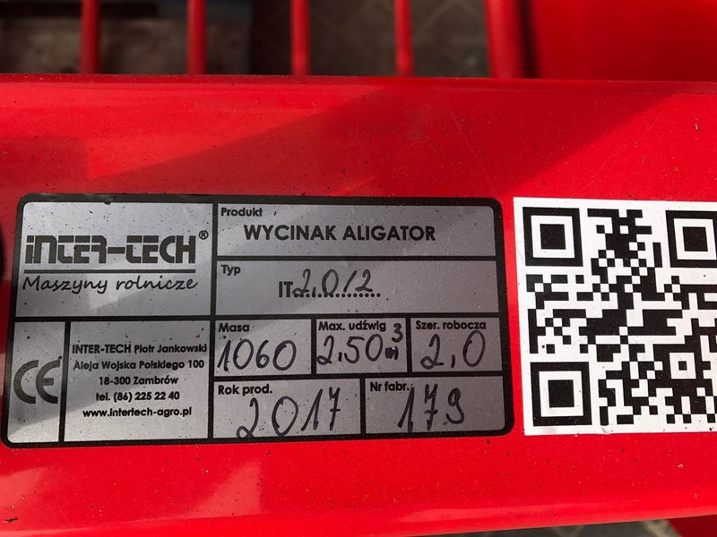 Inter-Tech agro IT2.012 - Silage cutter/Silageschneider/Kuilh - Utrustning för ensilage: bild 2 Inter-Tech agro IT2.012 - Silage cutter/Silageschneider/Kuilh - Utrustning för ensilage: bild 2