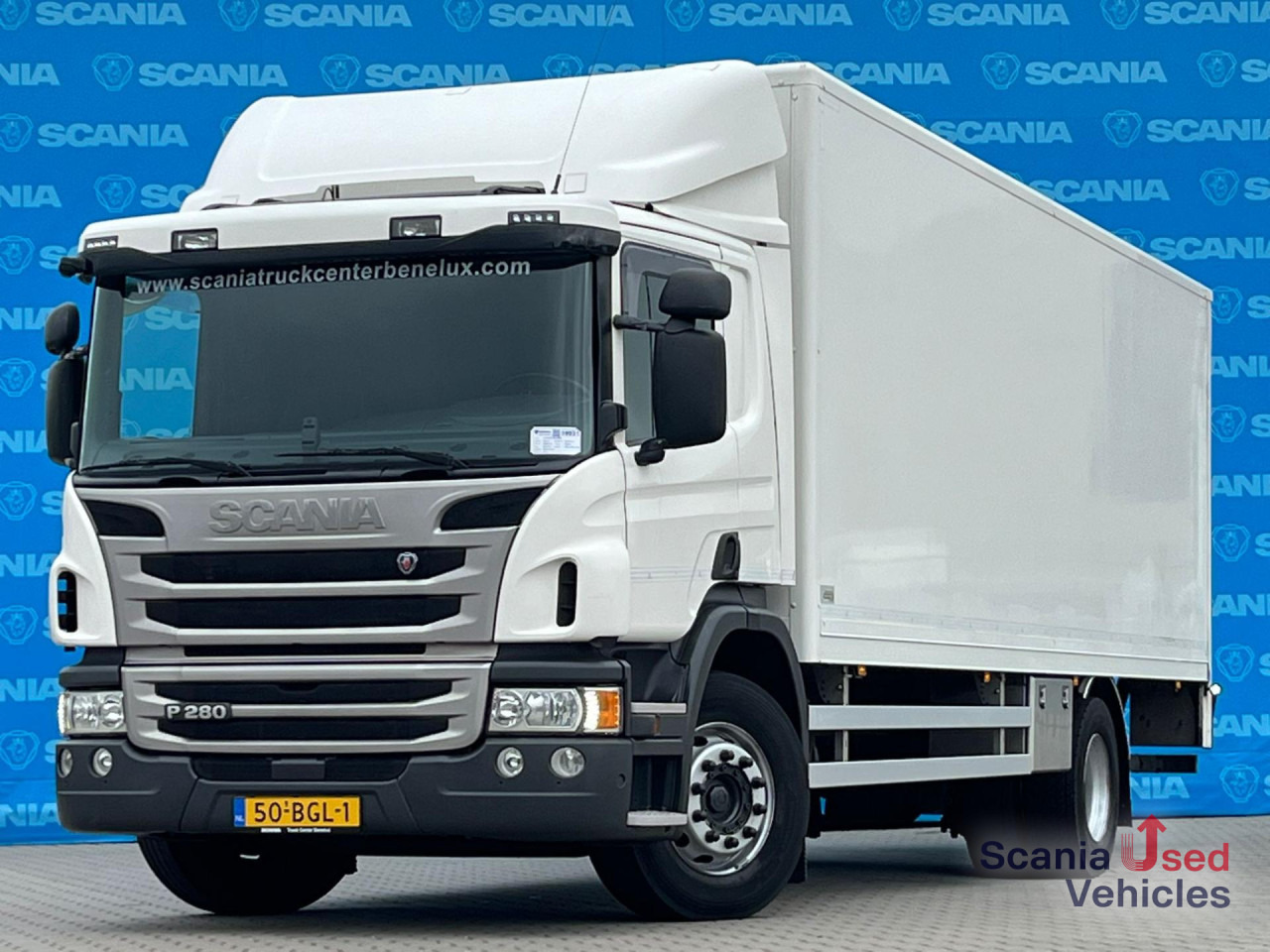 SCANIA P 280 DB4x2MNA TAILLIFT 2T BOX 750x249x230cm - Lastbil med skåp: bild 1 SCANIA P 280 DB4x2MNA TAILLIFT 2T BOX 750x249x230cm - Lastbil med skåp: bild 1