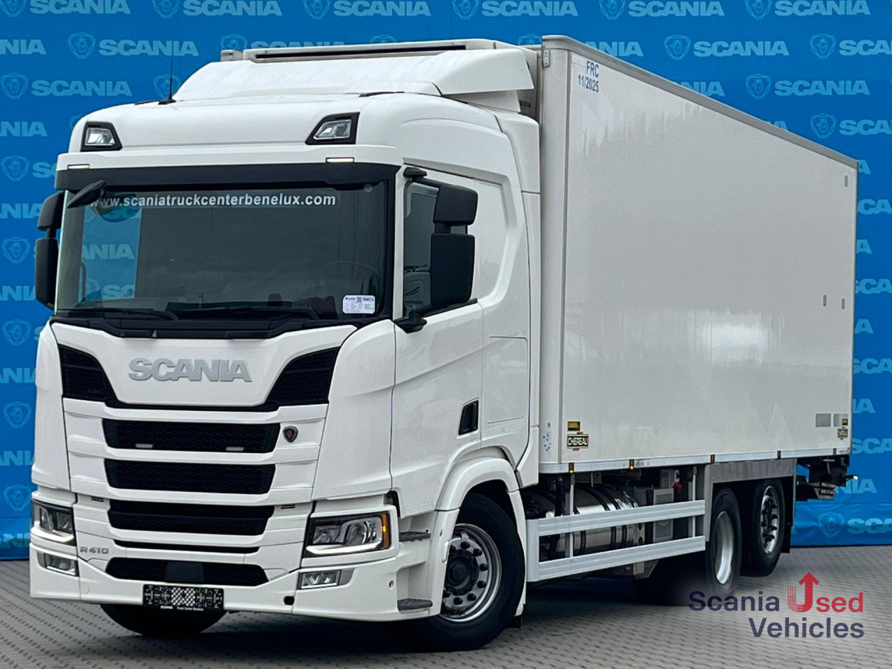 SCANIA R 410 B6x2*4NB LNG RETARDER FRIGO CHEREAU 765x250x - Kylbil lastbil: bild 1 SCANIA R 410 B6x2*4NB LNG RETARDER FRIGO CHEREAU 765x250x - Kylbil lastbil: bild 1