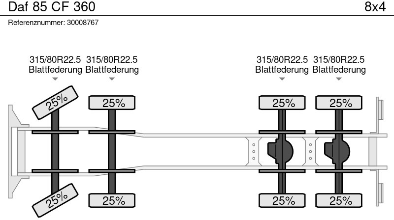 Betongbil DAF 85 CF 360: bild 13