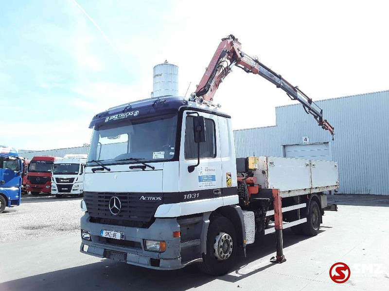 Mercedes-Benz Actros 1831 Atlas Ak140.1A4+remote lames steel 165000km - Flakbil, Kranbil: bild 3 Mercedes-Benz Actros 1831 Atlas Ak140.1A4+remote lames steel 165000km - Flakbil, Kranbil: bild 3