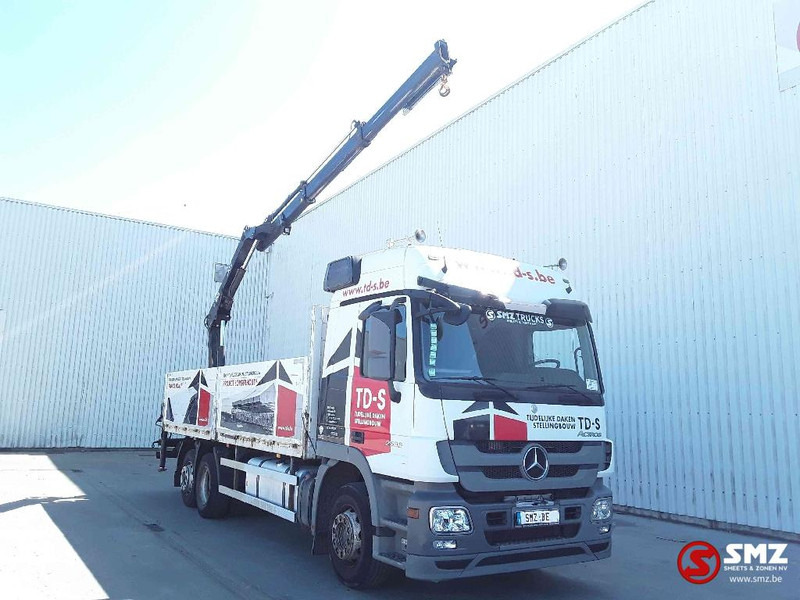 Mercedes-Benz Actros 2636 Hiab 123 B 2+remote - Flakbil, Kranbil: bild 1 Mercedes-Benz Actros 2636 Hiab 123 B 2+remote - Flakbil, Kranbil: bild 1