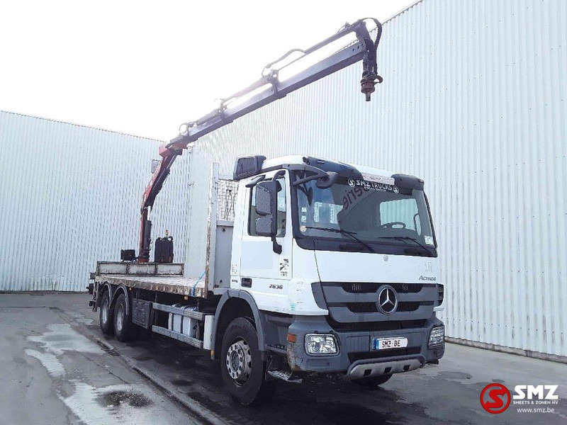 Mercedes-Benz Actros 2636 fassi f 155 full steeleps - Flakbil, Kranbil: bild 1 Mercedes-Benz Actros 2636 fassi f 155 full steeleps - Flakbil, Kranbil: bild 1