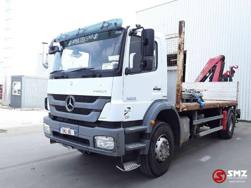 Mercedes-Benz Axor 1833 Fassi f 110a 284000km airco TOP condition - Flakbil, Kranbil: bild 3 Mercedes-Benz Axor 1833 Fassi f 110a 284000km airco TOP condition - Flakbil, Kranbil: bild 3