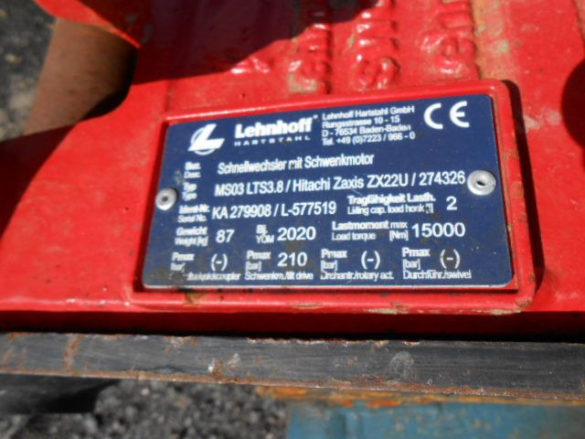 Minigrävmaskin Hitachi ZX22U-2CLR , Powertilt Hitachi ZX22U-2CLR , Powertilt: bild 15 Minigrävmaskin Hitachi ZX22U-2CLR , Powertilt Hitachi ZX22U-2CLR , Powertilt: bild 15