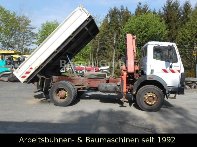 Mercedes-Benz MB 1717 AK Kipper Allrad mit Kran Atlas 100.1 Mercedes-Benz MB 1717 AK Kipper Allrad mit Kran Atlas 100.1 - Tippbil lastbil, Kranbil: bild 1 Mercedes-Benz MB 1717 AK Kipper Allrad mit Kran Atlas 100.1 Mercedes-Benz MB 1717 AK Kipper Allrad mit Kran Atlas 100.1 - Tippbil lastbil, Kranbil: bild 1