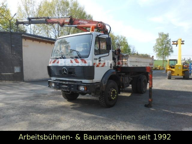 Mercedes-Benz MB 1717 AK Kipper Allrad mit Kran Atlas 100.1 - Tippbil lastbil, Kranbil: bild 4 Mercedes-Benz MB 1717 AK Kipper Allrad mit Kran Atlas 100.1 - Tippbil lastbil, Kranbil: bild 4