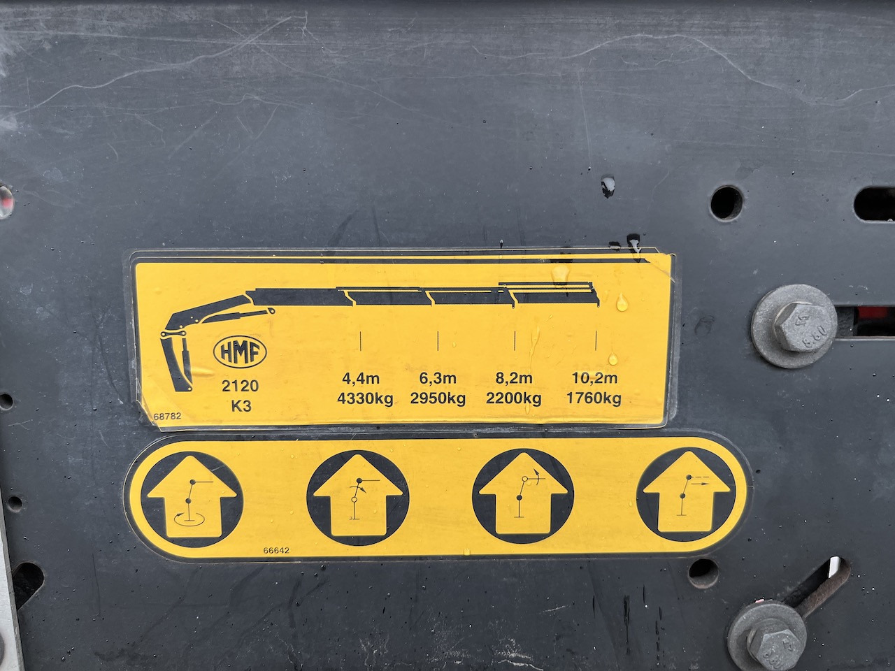 Meusburger MPS-3 Auflieger mit Kran HMF 1510 K-4 Lenkachse - Flaktrailer: bild 3 Meusburger MPS-3 Auflieger mit Kran HMF 1510 K-4 Lenkachse - Flaktrailer: bild 3
