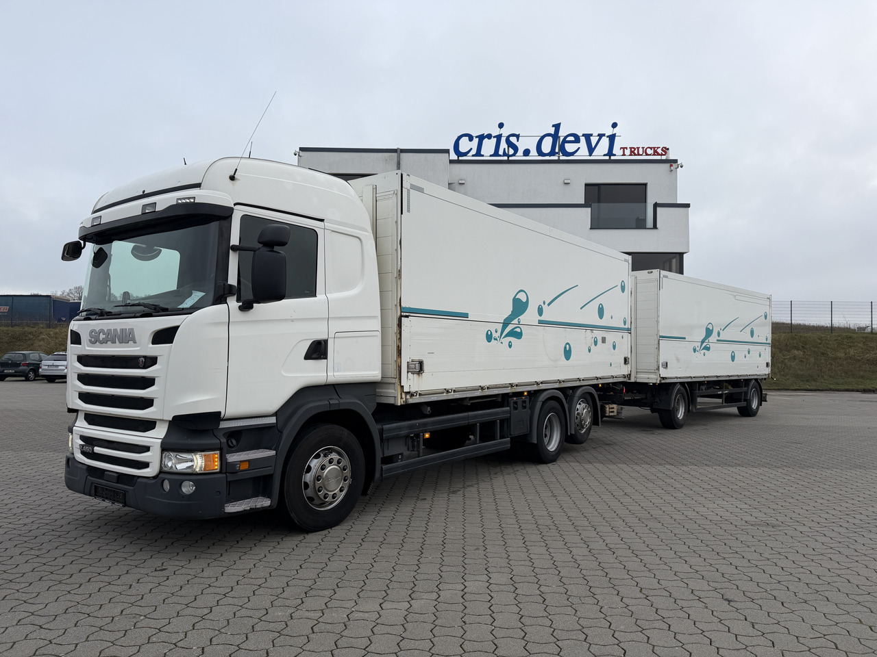 Scania R 450 6x2 Geränkezug + Orten Anhänger - Dryckestransport lastbil: bild 1 Scania R 450 6x2 Geränkezug + Orten Anhänger - Dryckestransport lastbil: bild 1