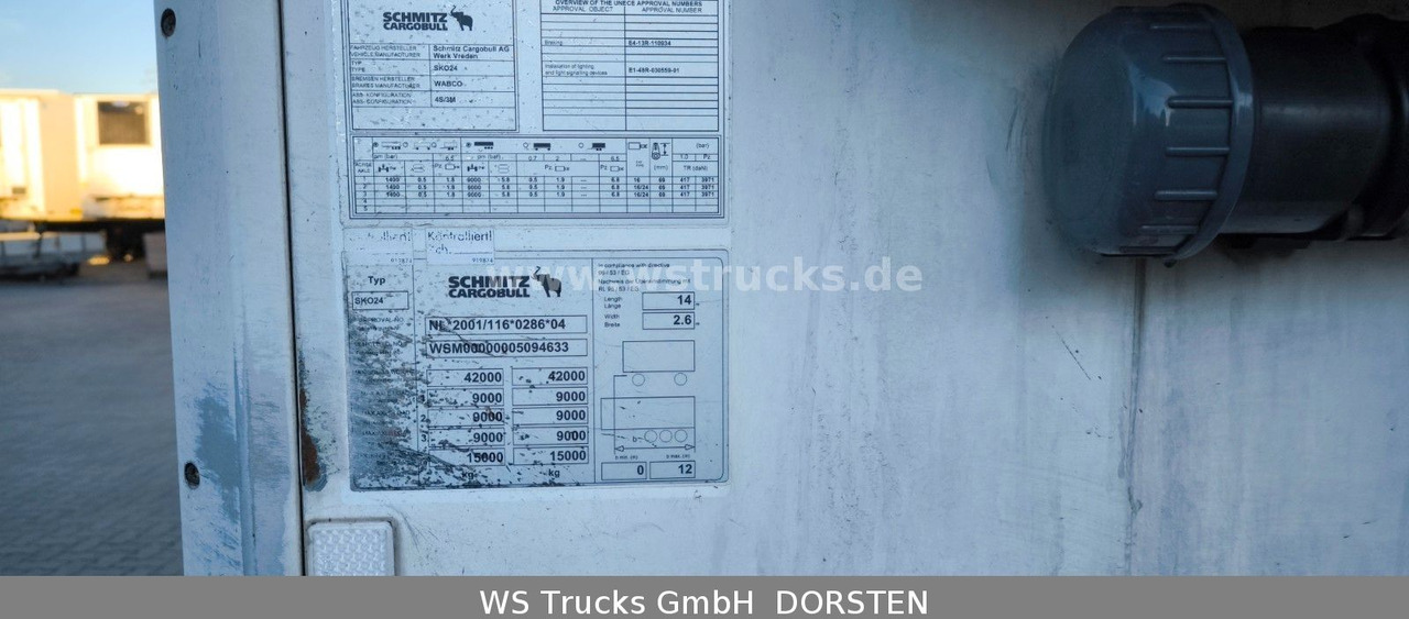 Schmitz Cargobull Kühlauflieger Rohrbahn Hooks | Vector 1850 MT - Kyl/ Frys semitrailer: bild 4 Schmitz Cargobull Kühlauflieger Rohrbahn Hooks | Vector 1850 MT - Kyl/ Frys semitrailer: bild 4