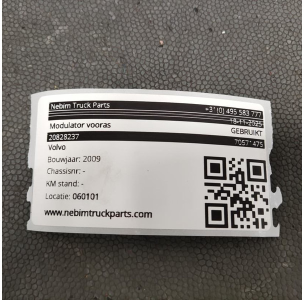 Volvo Volvo - 20828237 - Modulator vooras - Reservdelar för Lastbil: bild 4 Volvo Volvo - 20828237 - Modulator vooras - Reservdelar för Lastbil: bild 4