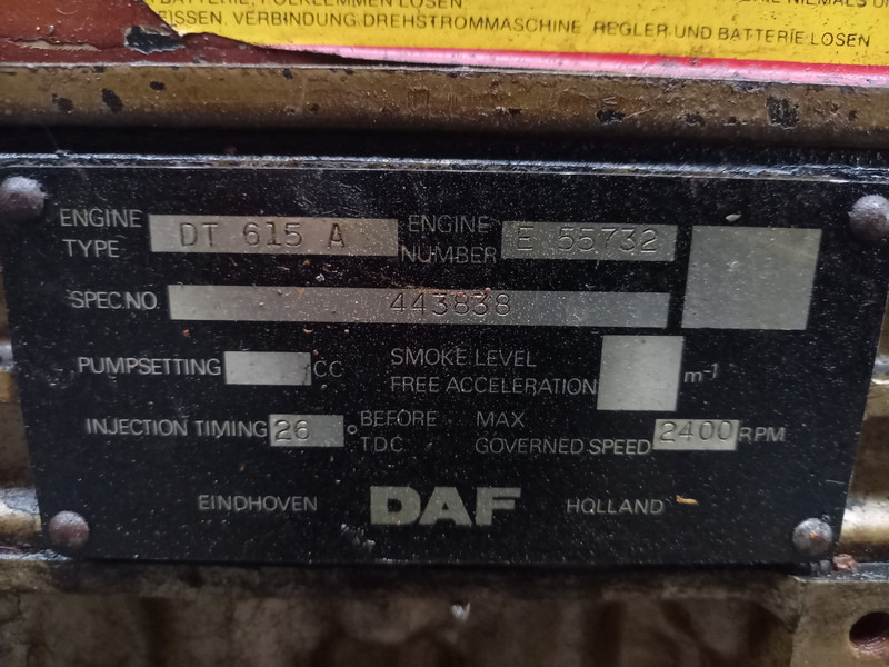 DAF DT 615 A USED - Byggmaskiner: bild 5 DAF DT 615 A USED - Byggmaskiner: bild 5
