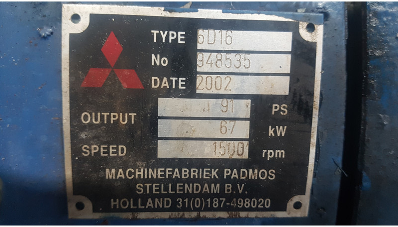 Mitsubishi 6D16 USED - Byggmaskiner: bild 2 Mitsubishi 6D16 USED - Byggmaskiner: bild 2