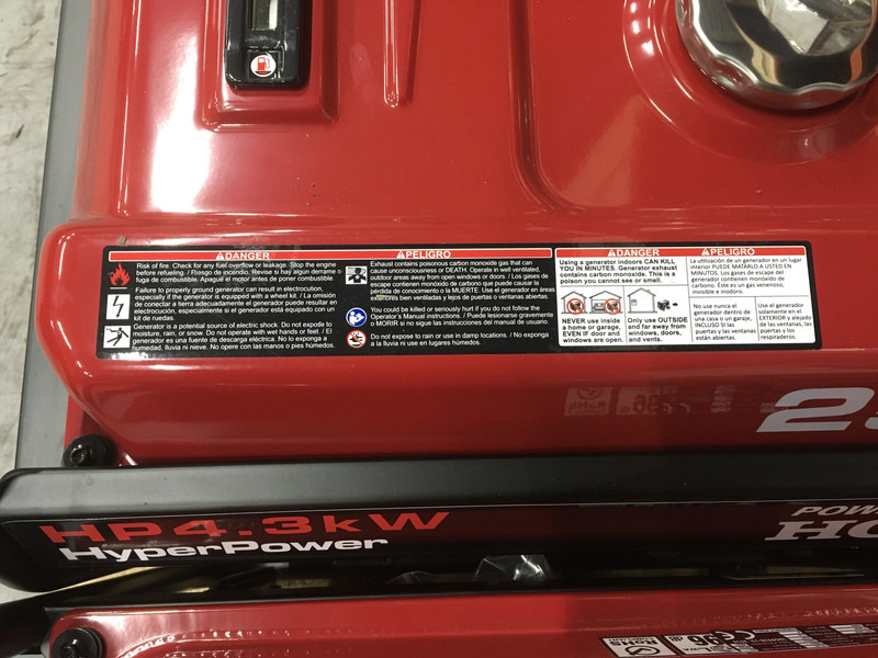 Honda HP 4.3KW GENERATOR NEW - Elgenerator: bild 2 Honda HP 4.3KW GENERATOR NEW - Elgenerator: bild 2