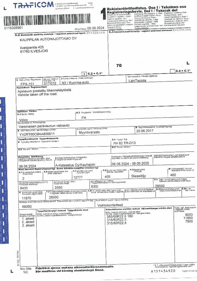 Lastväxlare lastbil Volvo FH 540: bild 20 Lastväxlare lastbil Volvo FH 540: bild 20