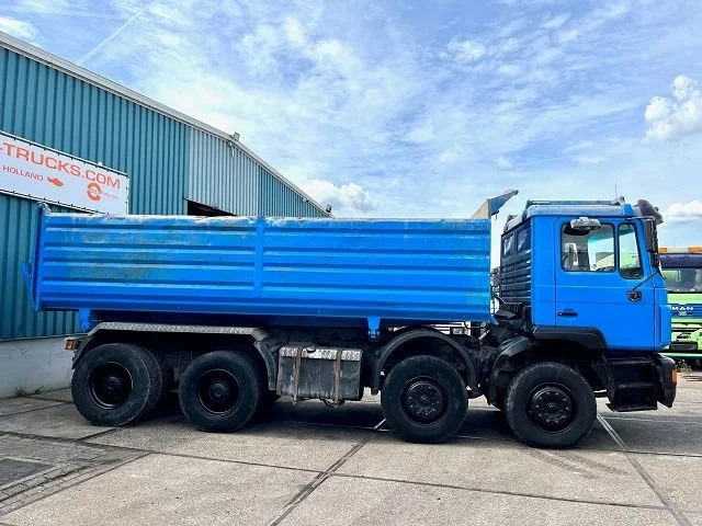 MAN 41.464 F2000 8X4 FULL STEEL KIPPER (EURO 2 / ZF16 MANUAL GEARBOX / ZF-INTARDER / FULL STEEL SUSPENSION / REDUCTION AXLES) - Tippbil lastbil: bild 4 MAN 41.464 F2000 8X4 FULL STEEL KIPPER (EURO 2 / ZF16 MANUAL GEARBOX / ZF-INTARDER / FULL STEEL SUSPENSION / REDUCTION AXLES) - Tippbil lastbil: bild 4