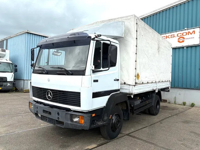 Mercedes-Benz LK 914 (6-CILINDER) WITH TENT BOX (MANUAL GEARBOX / FULL STEEL SUSPENSION / LOADING PLATFORM) - Kapellbil: bild 1 Mercedes-Benz LK 914 (6-CILINDER) WITH TENT BOX (MANUAL GEARBOX / FULL STEEL SUSPENSION / LOADING PLATFORM) - Kapellbil: bild 1