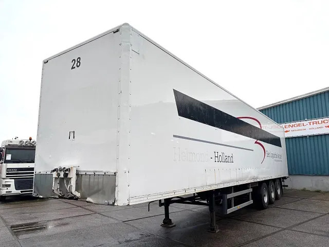 Pacton / JUMBO 3-AXLE CLOSED BOX WITH FULL STEEL CHASSIS (BPW-AXLES / DRUM BRAKES / ABS BRAKE SYSTEM / 13.60 METER) - Skåp semitrailer: bild 1 Pacton / JUMBO 3-AXLE CLOSED BOX WITH FULL STEEL CHASSIS (BPW-AXLES / DRUM BRAKES / ABS BRAKE SYSTEM / 13.60 METER) - Skåp semitrailer: bild 1
