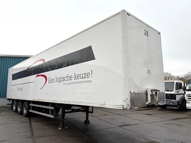 Pacton / JUMBO 3-AXLE CLOSED BOX WITH FULL STEEL CHASSIS (BPW-AXLES / DRUM BRAKES / ABS BRAKE SYSTEM / 13.60 METER) - Skåp semitrailer: bild 2 Pacton / JUMBO 3-AXLE CLOSED BOX WITH FULL STEEL CHASSIS (BPW-AXLES / DRUM BRAKES / ABS BRAKE SYSTEM / 13.60 METER) - Skåp semitrailer: bild 2