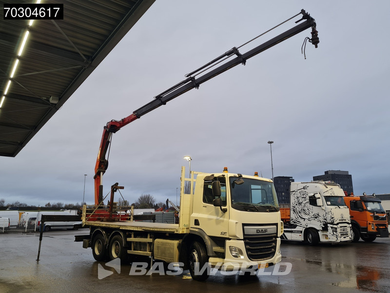 DAF CF 370 6X4 NL-Truck HMF1820-K4 Crane Manual Steelsuspension Big-Axle Euro 6 - Flakbil, Kranbil: bild 3 DAF CF 370 6X4 NL-Truck HMF1820-K4 Crane Manual Steelsuspension Big-Axle Euro 6 - Flakbil, Kranbil: bild 3