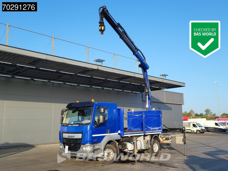 DAF LF 260 LF 4X2 HIAB 111 B-2 Hiduo Crane Automatic ACC Euro 6 - Flakbil, Kranbil: bild 1 DAF LF 260 LF 4X2 HIAB 111 B-2 Hiduo Crane Automatic ACC Euro 6 - Flakbil, Kranbil: bild 1