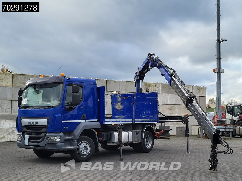 DAF LF 260 LF 4X2 Hiab 111 B-2 HIDUO Crane Kran Remote control Automatic ACC Euro 6 - Flakbil, Kranbil: bild 3 DAF LF 260 LF 4X2 Hiab 111 B-2 HIDUO Crane Kran Remote control Automatic ACC Euro 6 - Flakbil, Kranbil: bild 3