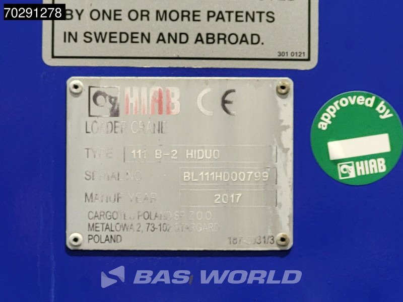Flakbil, Kranbil DAF LF 260 LF 4X2 Hiab 111 B-2 HIDUO Crane Kran Remote control Automatic ACC Euro 6: bild 13 Flakbil, Kranbil DAF LF 260 LF 4X2 Hiab 111 B-2 HIDUO Crane Kran Remote control Automatic ACC Euro 6: bild 13