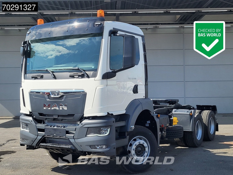 MAN TGS 33.400 6X4 NEW! Full-Steel Big-Axle Drumbrakes LED Euro 2 - Dragbil: bild 1 MAN TGS 33.400 6X4 NEW! Full-Steel Big-Axle Drumbrakes LED Euro 2 - Dragbil: bild 1