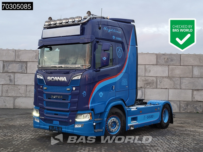 Scania S580 S 4X2 Full-Air Retarder 2xTanks Standklima Leder - Dragbil: bild 1 Scania S580 S 4X2 Full-Air Retarder 2xTanks Standklima Leder - Dragbil: bild 1